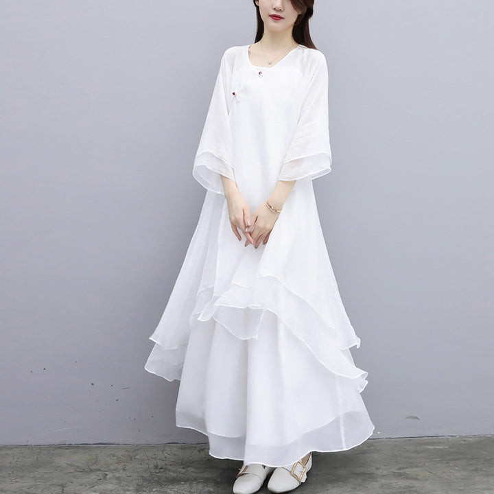 Buddha Stones3点セット ヨガ シフォン 服 ユニフォーム 瞑想 禅 練習 レディース セット - image 22