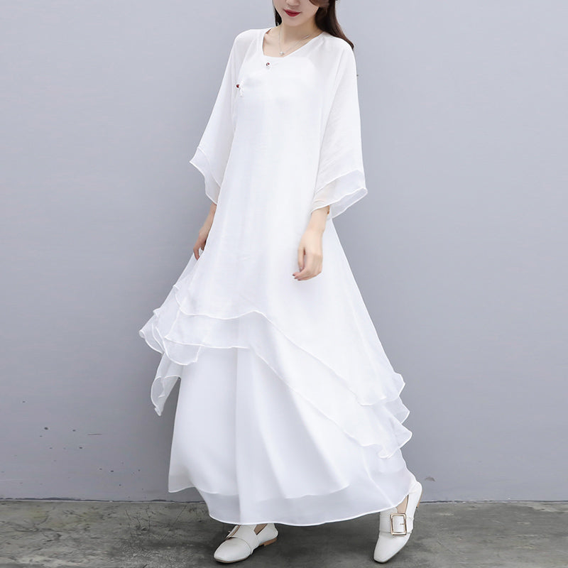 Buddha Stones3点セット ヨガ シフォン 服 ユニフォーム 瞑想 禅 練習 レディース セット