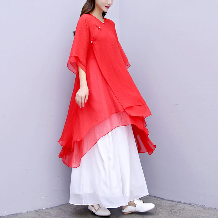 Buddha Stones3点セット ヨガ シフォン 服 ユニフォーム 瞑想 禅 練習 レディース セット - image 34