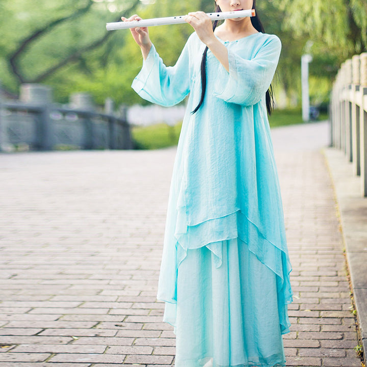 Buddha Stones3点セット ヨガ シフォン 服 ユニフォーム 瞑想 禅 練習 レディース セット - image 5