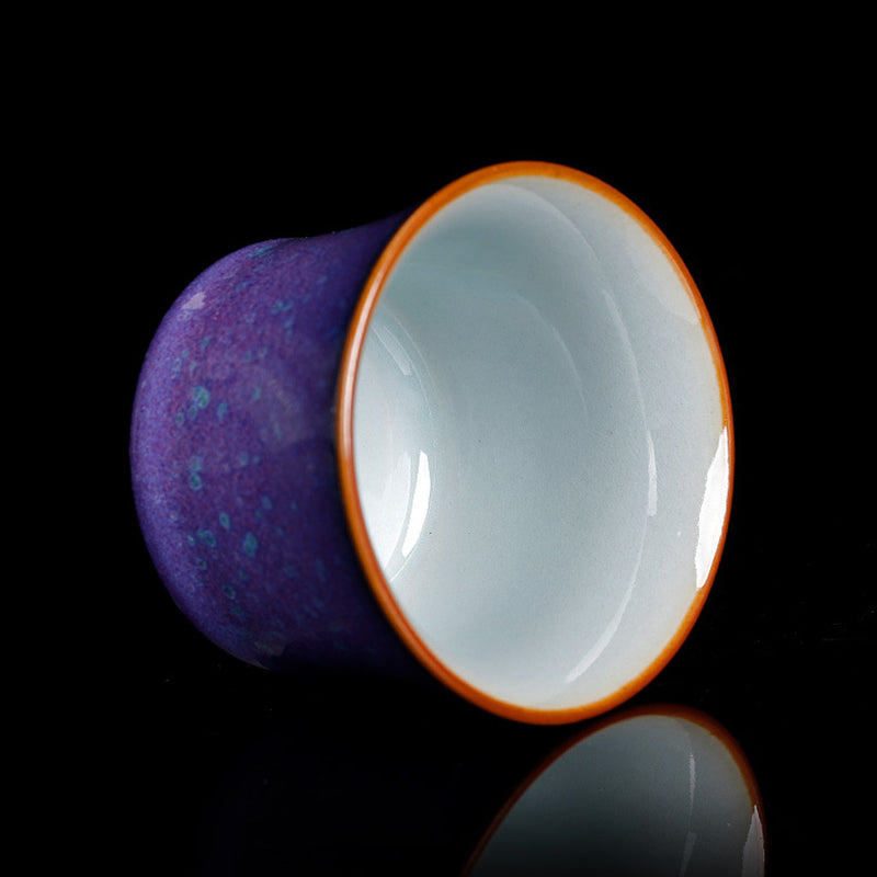 Buddha Stones変陶器竹デザインティーカップカンフーティーカップ