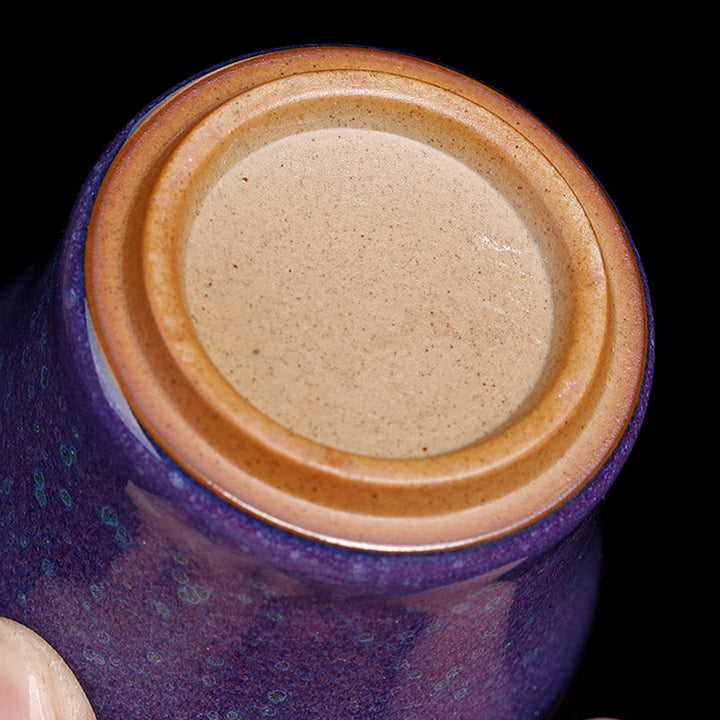 Buddha Stones変陶器竹デザインティーカップカンフーティーカップ