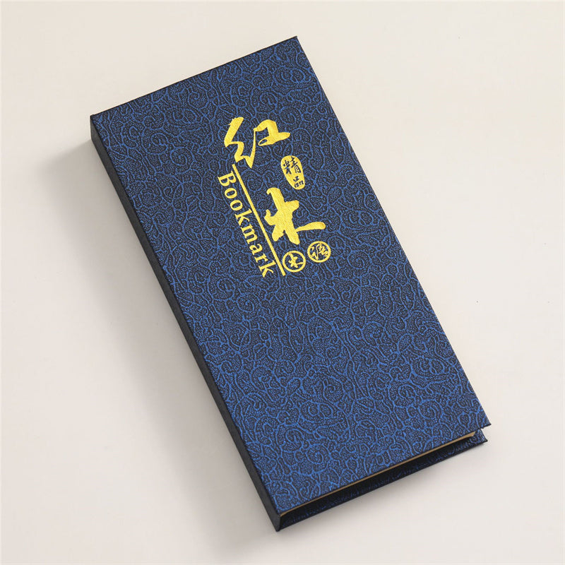 Buddha Stones、梅、蘭、竹、菊の木製ブックマーク、ギフトボックス付き