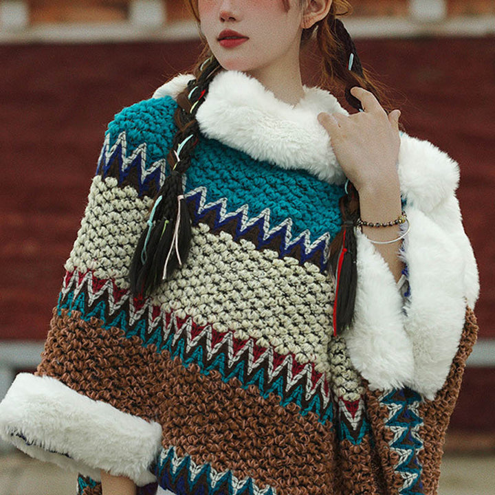 Buddha Stonesチベットのマルチカラーストライプショール冬用快適トラベルスカーフラップ - image 46