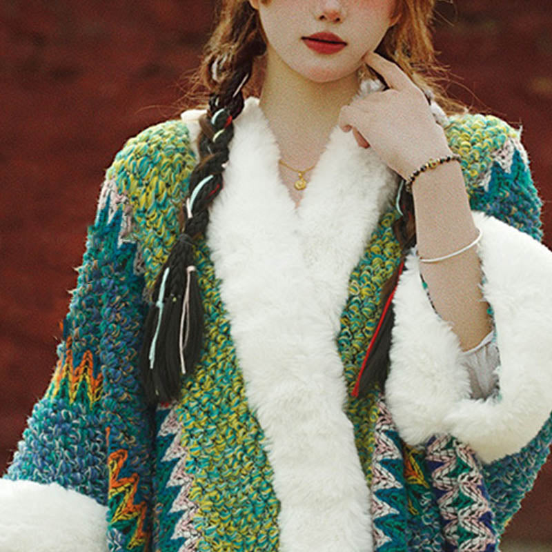 Buddha Stonesチベットのマルチカラーストライプショール冬用快適トラベルスカーフラップ - image 25