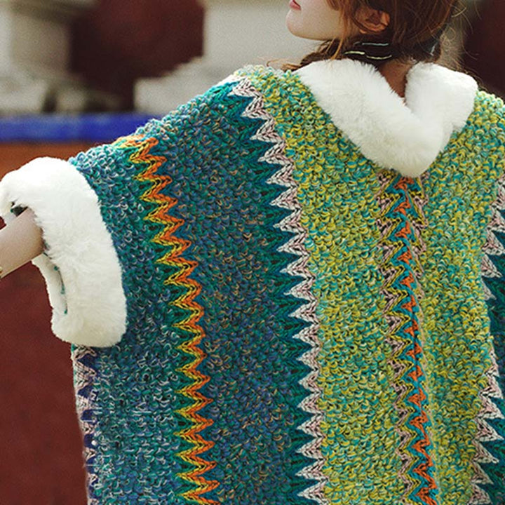 Buddha Stonesチベットのマルチカラーストライプショール冬用快適トラベルスカーフラップ - image 23