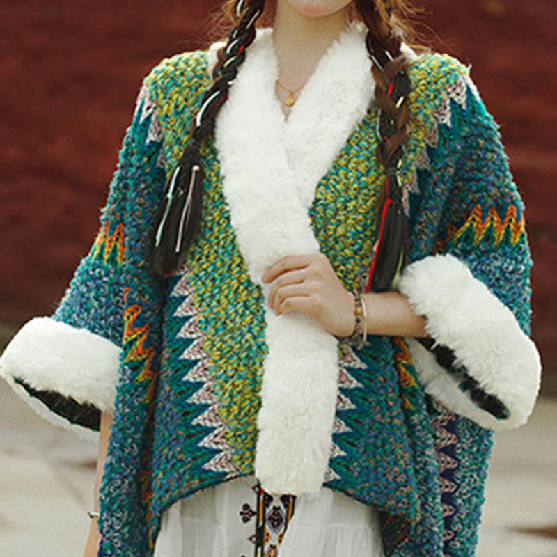 Buddha Stonesチベットのマルチカラーストライプショール冬用快適トラベルスカーフラップ - image 24