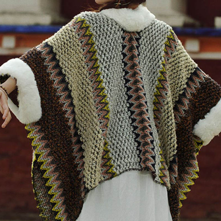 Buddha Stonesチベットのマルチカラーストライプショール冬用快適トラベルスカーフラップ - image 5