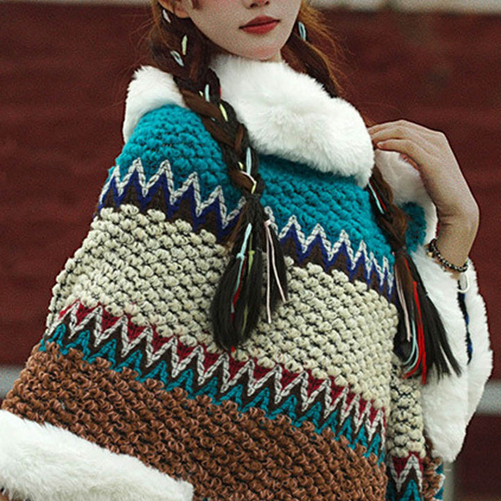 Buddha Stonesチベットのマルチカラーストライプショール冬用快適トラベルスカーフラップ - image 47