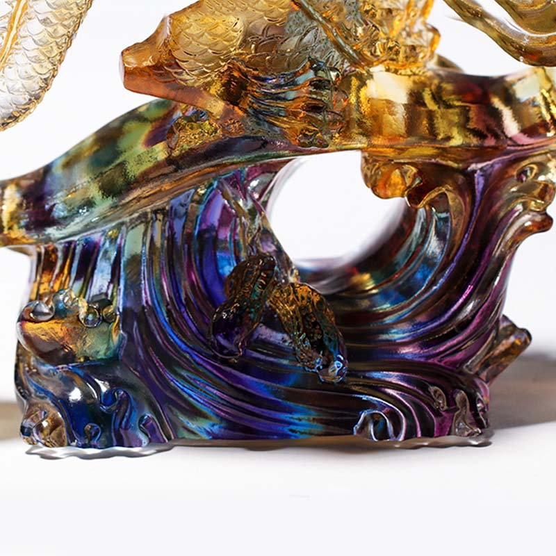 Buddha Stonesの年 手作り 如意ハンドル 琉璃クリスタルアートピース 保護 ホームオフィス 装飾 - image 4