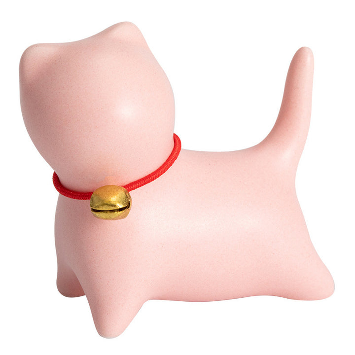 Buddha Stonesミニ 小型 かわいい 猫 ティーペット 陶器 ホームデスク 置物 装飾 - image 9