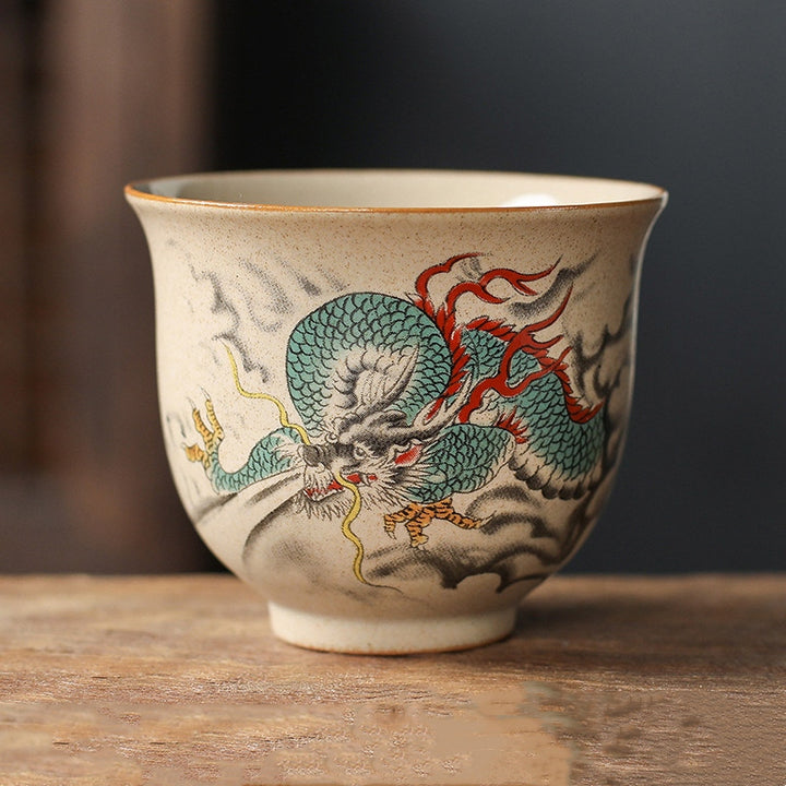 Buddha Stones12干支 陶器 ティーカップ カンフーティーカップ 130ml