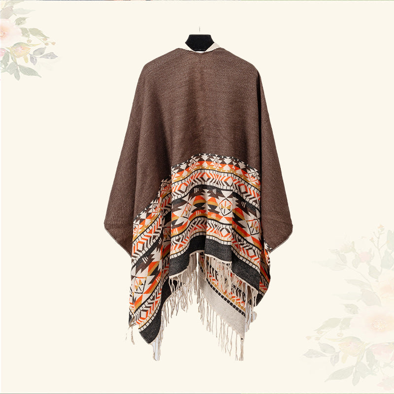 Buddha Stonesチベットショール カラフルな幾何学模様 冬用 心地よい旅行用スカーフ ラップ - image 12