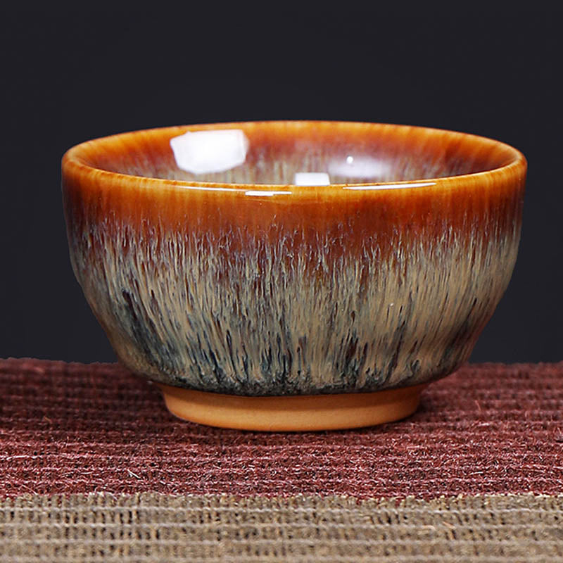 Buddha Stones12 干支柄 陶器ティーカップ カンフージャン 中国占星術 ティーカップ 73ml