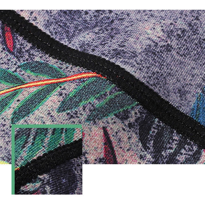 Buddha Stones赤青孔雀羽根プリントパンツ スポーツ フィットネス ヨガ レギンス レディース ヨガパンツ - image 12