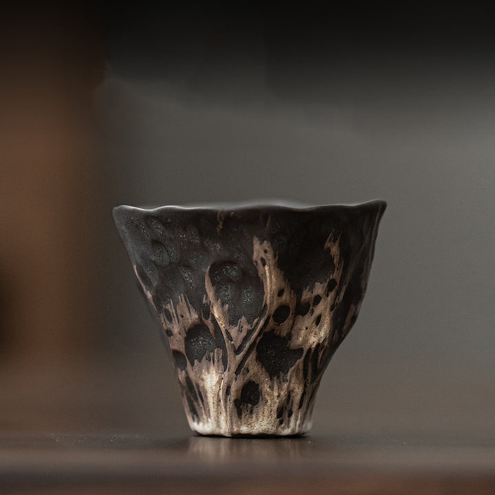 Buddha Stones蓮の花型 禅 陶器 ティーカップ カンフー ティーカップ 50ml