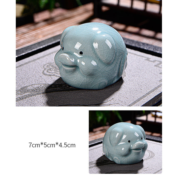 Buddha Stones十二支 富 陶器 ティーペット 置物 家 装飾 - image 27