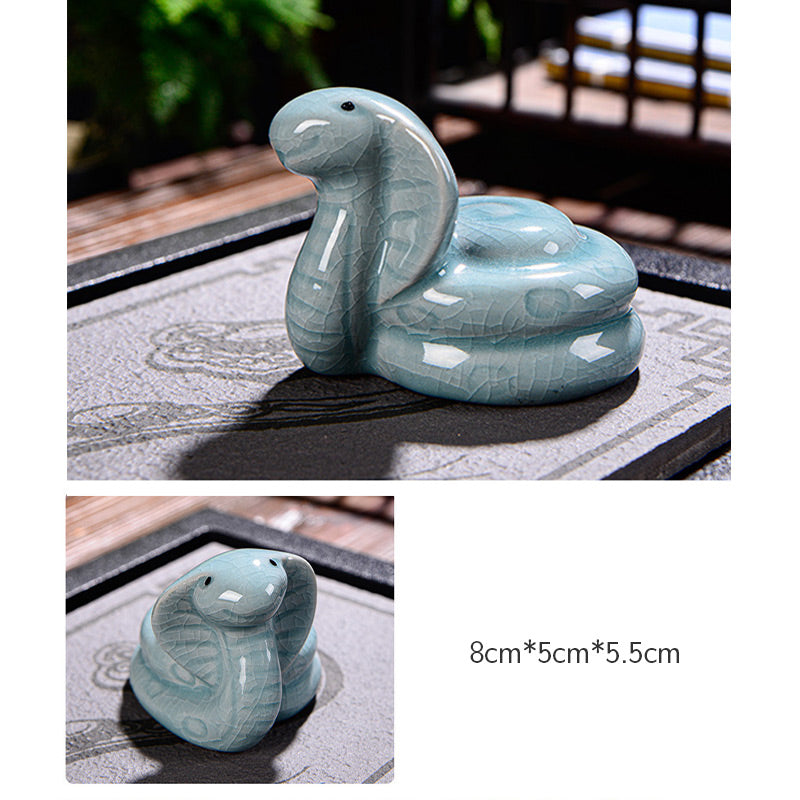 Buddha Stones十二支 富 陶器 ティーペット 置物 家 装飾 - image 13