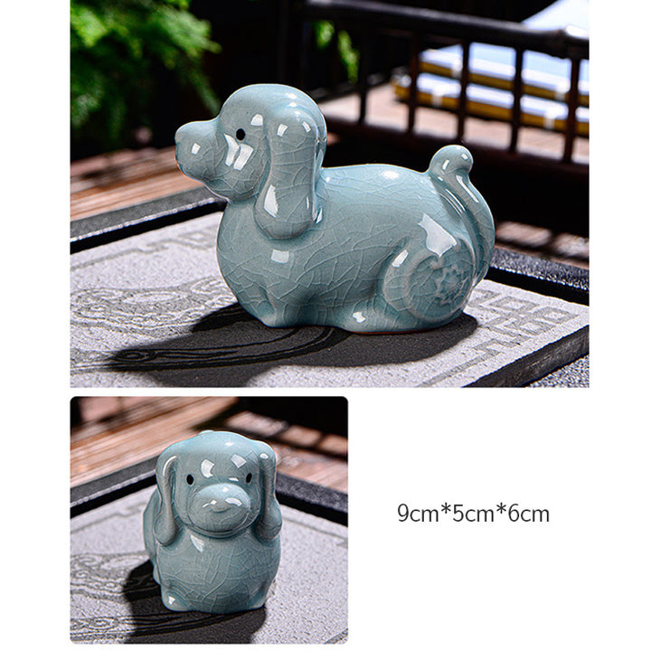 Buddha Stones十二支 富 陶器 ティーペット 置物 家 装飾 - image 25