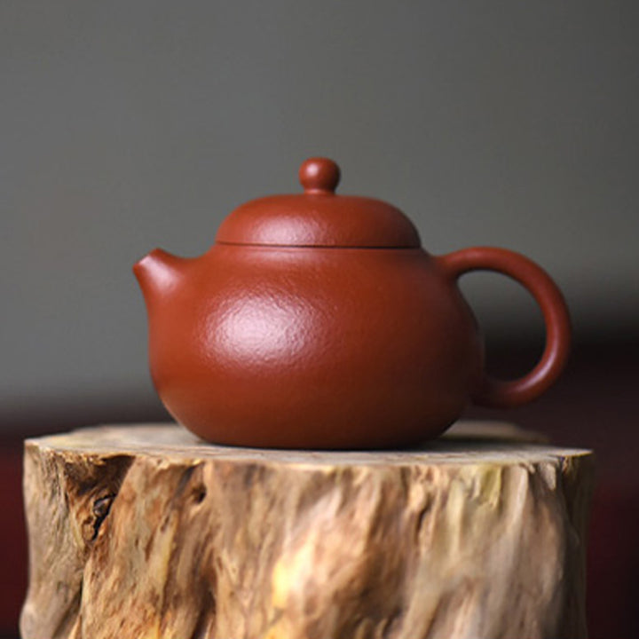 宜興市Buddha Stones手作り 文旦 ブラウン 紫土 カンフーティーポット