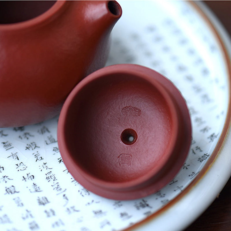 宜興市Buddha Stones手作り 文旦 ブラウン 紫土 カンフーティーポット