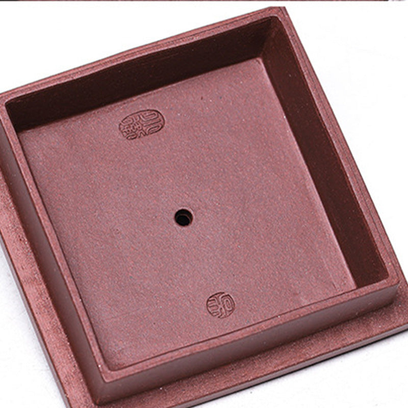 宜興Buddha Stonesオールハンドメイド 五目並べ チェス 紫粘土 カンフー スクエアティーポット 280ml