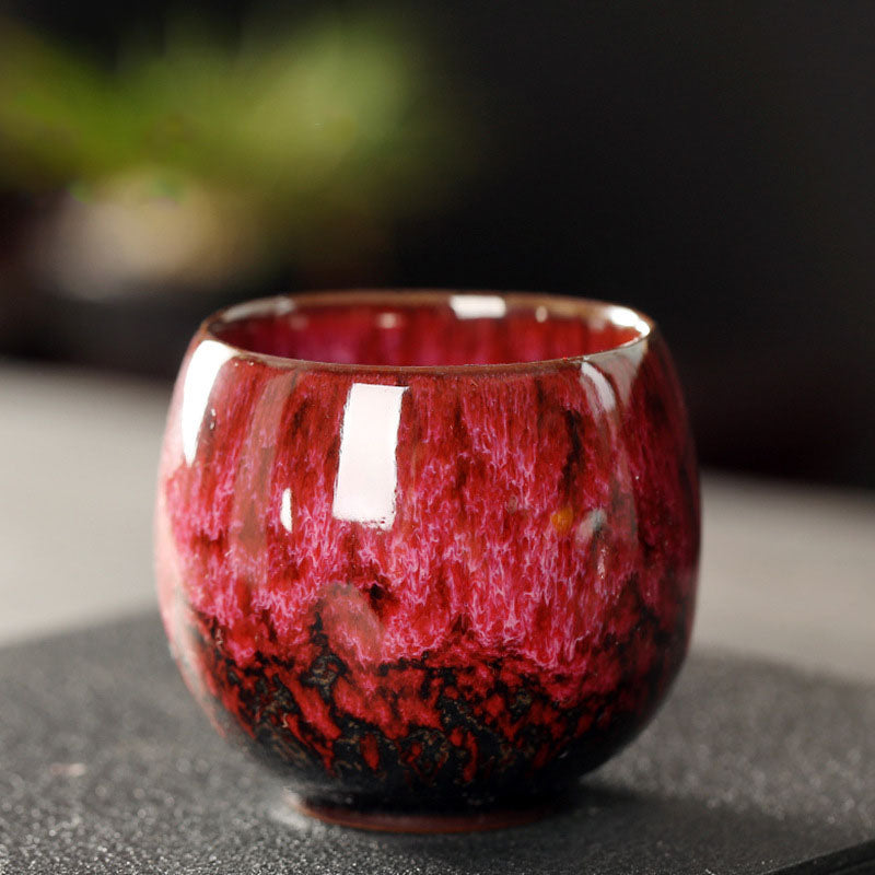 Buddha Stonesシンプル 多色 窯変 中国 Jianzhan 陶器 ティーカップ カンフー ティーカップ 110ml