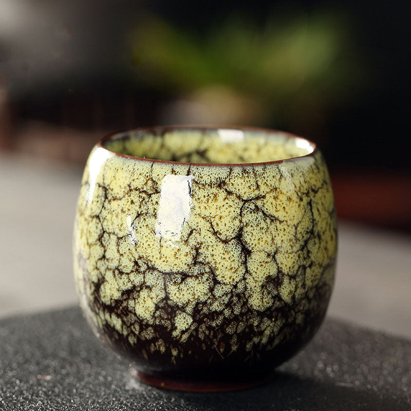 Buddha Stonesシンプル 多色 窯変 中国 Jianzhan 陶器 ティーカップ カンフー ティーカップ 110ml