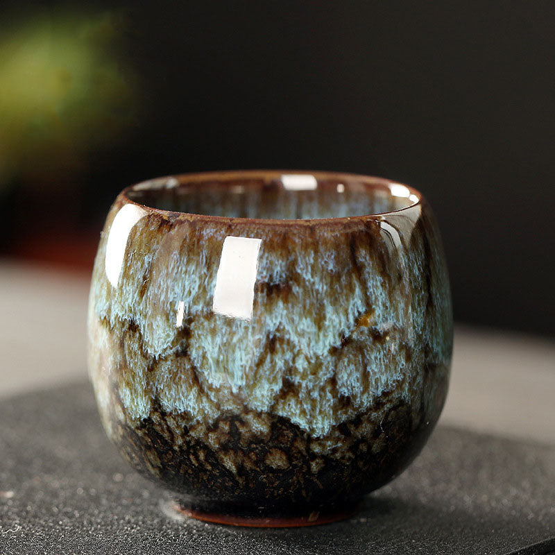 Buddha Stonesシンプル 多色 窯変 中国 Jianzhan 陶器 ティーカップ カンフー ティーカップ 110ml