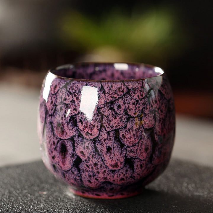Buddha Stonesシンプル 多色 窯変 中国 Jianzhan 陶器 ティーカップ カンフー ティーカップ 110ml