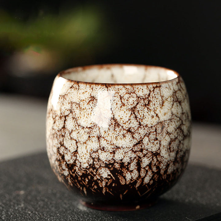 Buddha Stonesシンプル 多色 窯変 中国 Jianzhan 陶器 ティーカップ カンフー ティーカップ 110ml