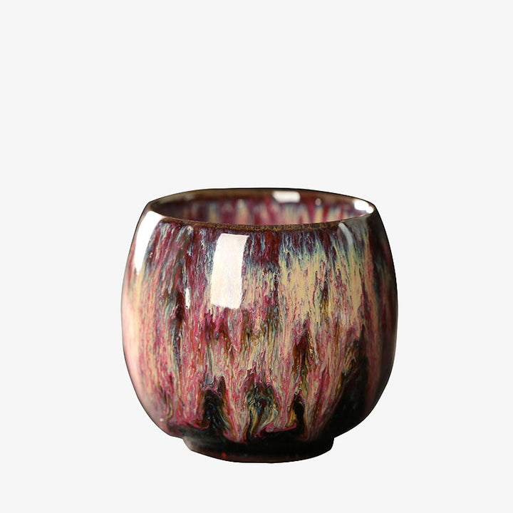 Buddha Stonesシンプル 多色 窯変 中国 Jianzhan 陶器 ティーカップ カンフー ティーカップ 110ml