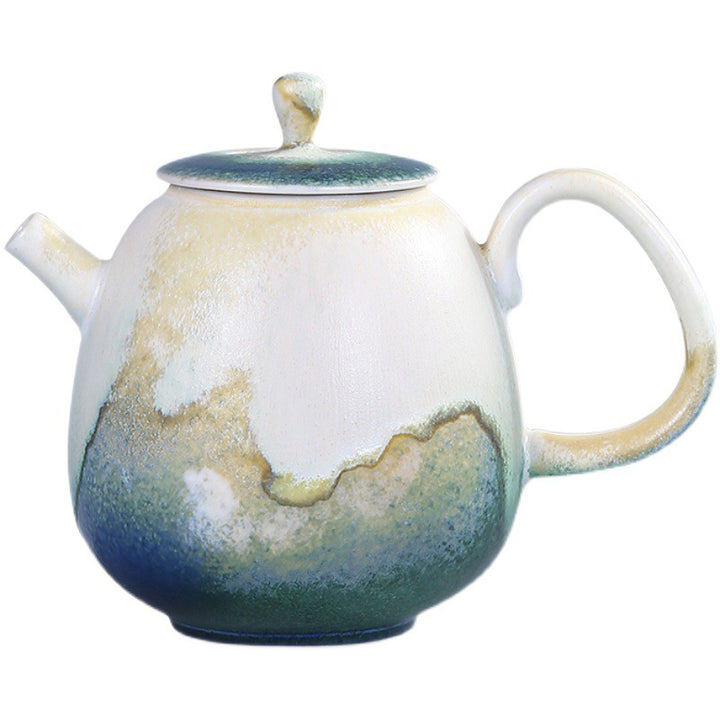 Buddha Stonesグリーンベージュ 中国 功夫茶 陶器 カンフーティーポット 230ml - image 7