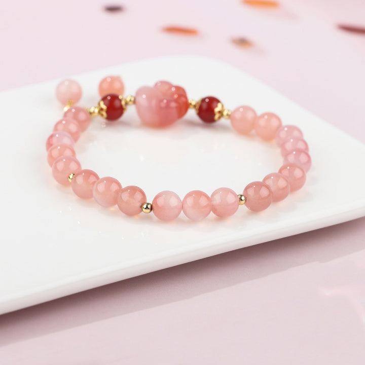 Buddha Stones天然瑪瑙猫爪足幸運を呼ぶブレスレット - image 4