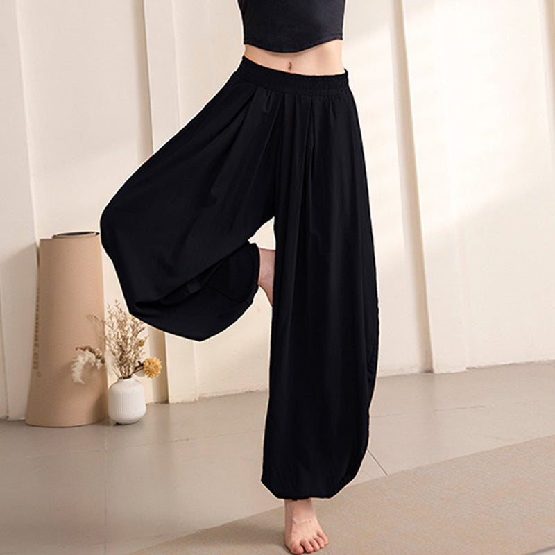Buddha Stonesシンプルデザイン パンツ スポーツ フィットネス ヨガ レディース ヨガパンツ - 黒のパンツ - US12、 UK/AU16、 EU44 (XL) - image 20