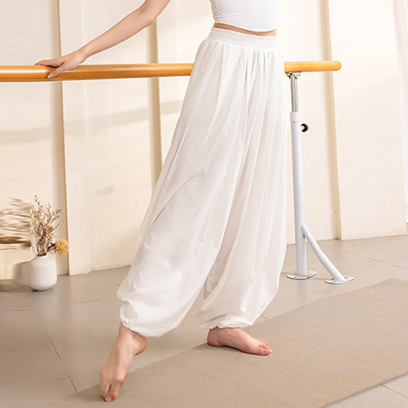 Buddha Stonesシンプルデザイン パンツ スポーツ フィットネス ヨガ レディース ヨガパンツ - 白いパンツ - US12、 UK/AU16、 EU44 (XL) - image 13