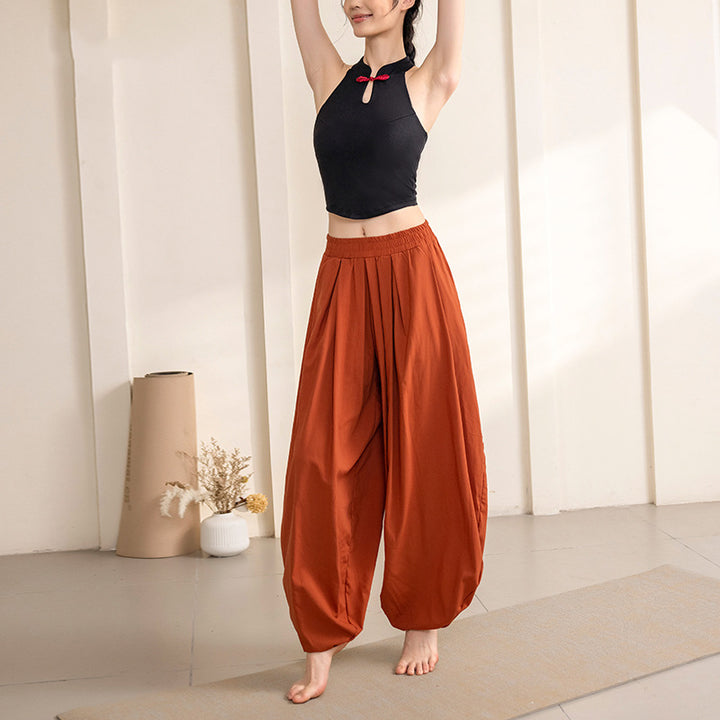 Buddha Stonesシンプルデザイン パンツ スポーツ フィットネス ヨガ レディース ヨガパンツ - image 3
