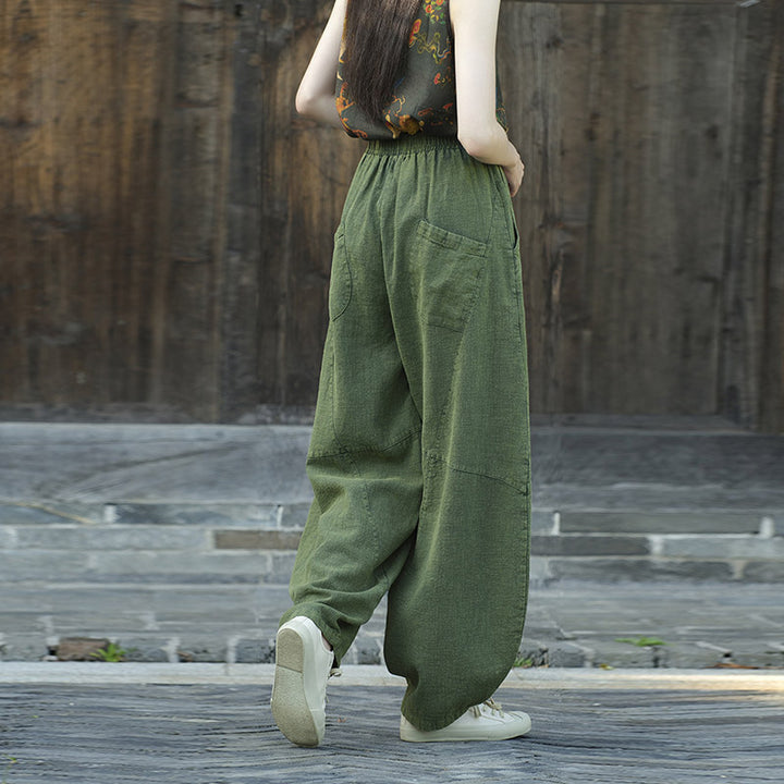 Buddha Stonesパンツ ハーレムパンツ ゆったりとした禅ヨガ太極拳 レディースパンツ - image 18