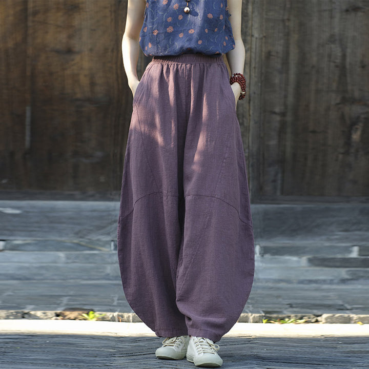 Buddha Stonesパンツ ハーレムパンツ ゆったりとした禅ヨガ太極拳 レディースパンツ - image 7