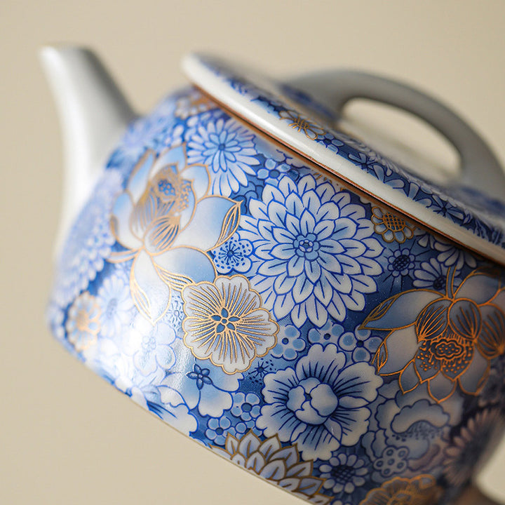 Buddha Stones蓮 菊 梅 花 ティーカップ カンフー ティーカップ ティーポット