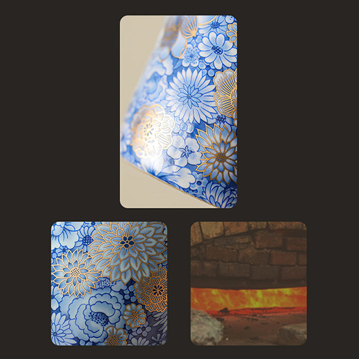 Buddha Stones蓮 菊 梅 花 ティーカップ カンフー ティーカップ ティーポット