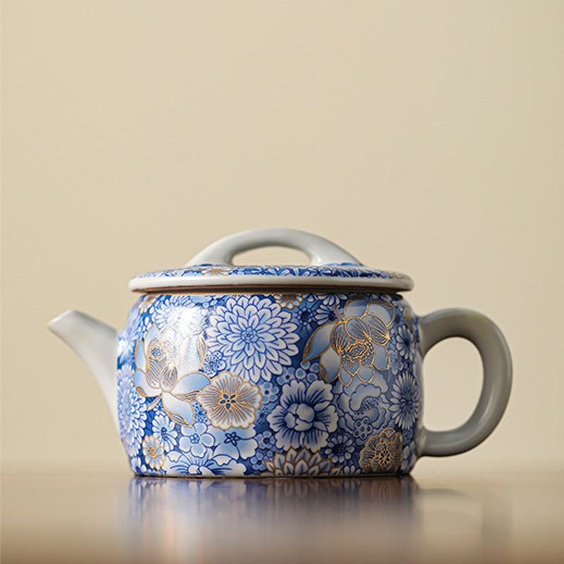 Buddha Stones蓮 菊 梅 花 ティーカップ カンフー ティーカップ ティーポット