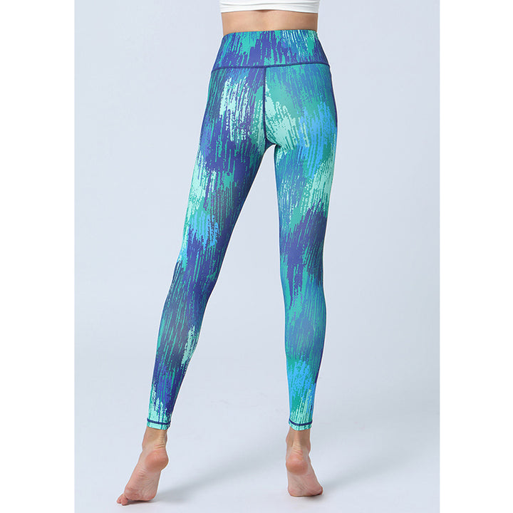 Buddha Stonesのプリントパンツ スポーツ フィットネス ヨガ ハイウエスト レギンス レディース ヨガパンツ - image 9
