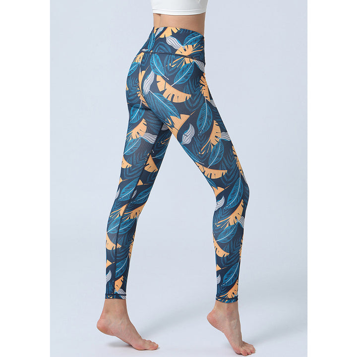 Buddha Stonesのプリントパンツ スポーツ フィットネス ヨガ ハイウエスト レギンス レディース ヨガパンツ - image 14