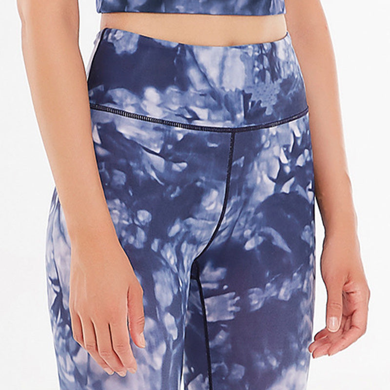 Buddha Stones 2点セット 花柄 フラワープリント クロップタンクトップ パンツ スポーツ ジム ウェア フィットネス ヨガ レディース ヨガセット - image 12