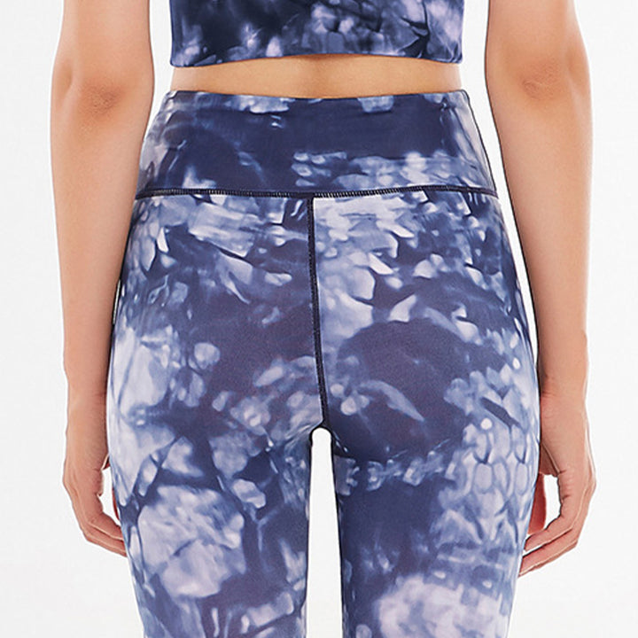 Buddha Stones 2点セット 花柄 フラワープリント クロップタンクトップ パンツ スポーツ ジム ウェア フィットネス ヨガ レディース ヨガセット - image 13