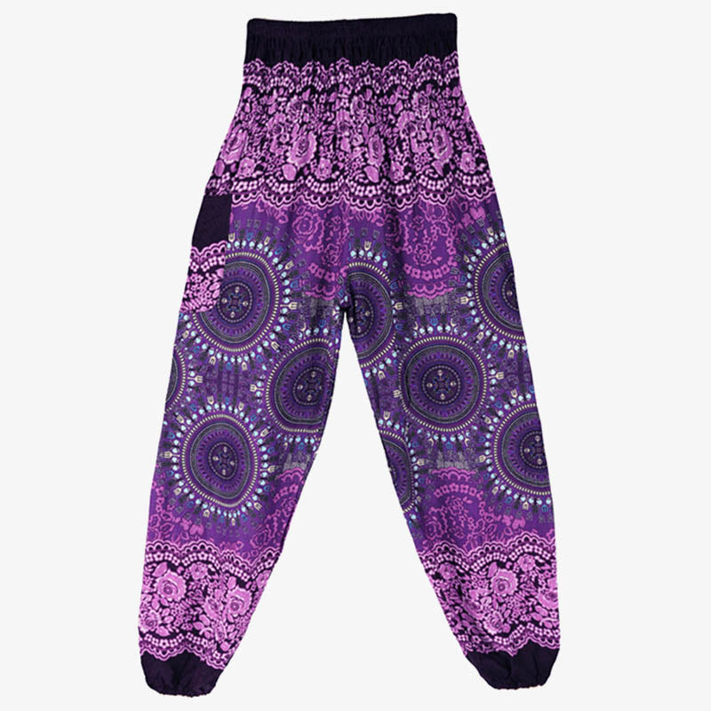 Buddha Stonesボヘミアン ルーズ ハーレムパンツ レディース ヨガパンツ - image 5
