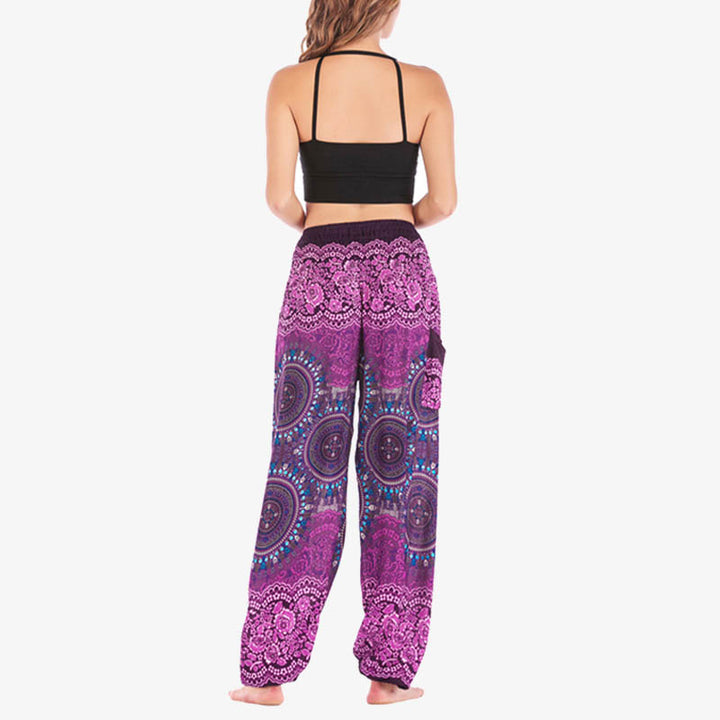 Buddha Stonesボヘミアン ルーズ ハーレムパンツ レディース ヨガパンツ - image 10