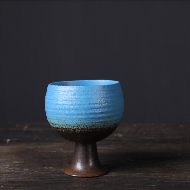 Buddha Stones小容量ゴブレットデザイン セラミックワインコーヒーマグ ティーコーヒーカップ 170ml