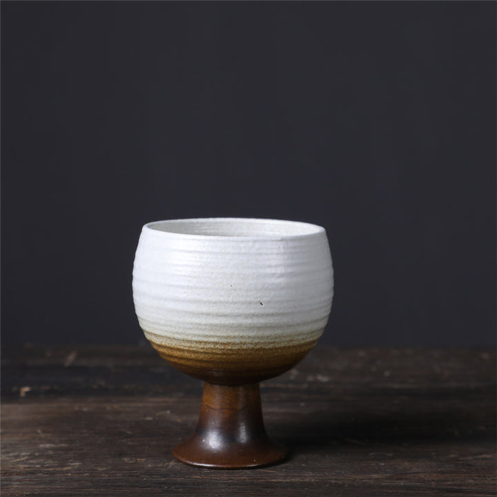 Buddha Stones小容量ゴブレットデザイン セラミックワインコーヒーマグ ティーコーヒーカップ 170ml
